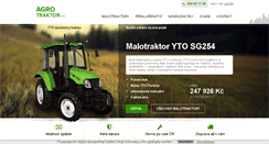 Desktop Screenshot of agrotraktor.eu