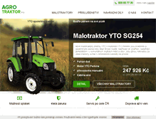 Tablet Screenshot of agrotraktor.eu